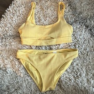 Aerie yellow bikini